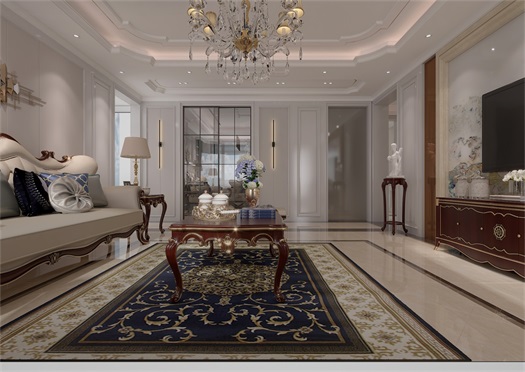 天山熙湖 162平米歐式風(fēng)效果圖 天山熙湖 162平米歐式風(fēng)效果圖