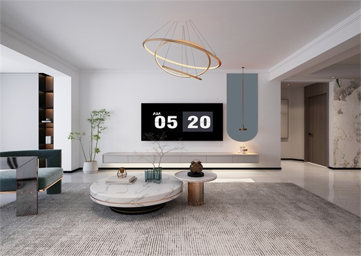 紫悅府121平米現(xiàn)代輕奢風效果圖 紫悅府121平米現(xiàn)代輕奢風效果圖