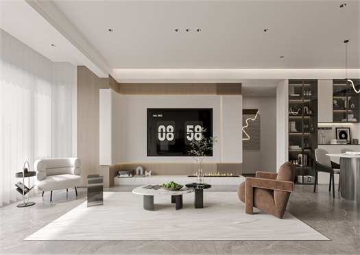 中海世家135平米現(xiàn)代風效果圖 中海世家135平米現(xiàn)代風效果圖