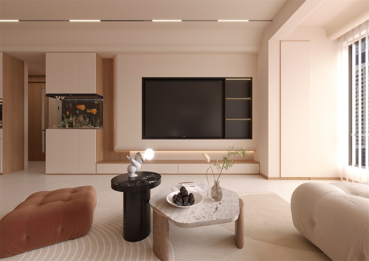 中海九樾143㎡ | 原木奶油風(fēng)的家，越看越愛(ài)！