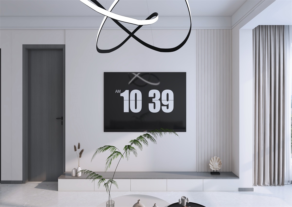 攬秀苑110㎡ | 小戶型裝修模板來了！現(xiàn)代簡(jiǎn)約風(fēng)+黑白灰百看不膩