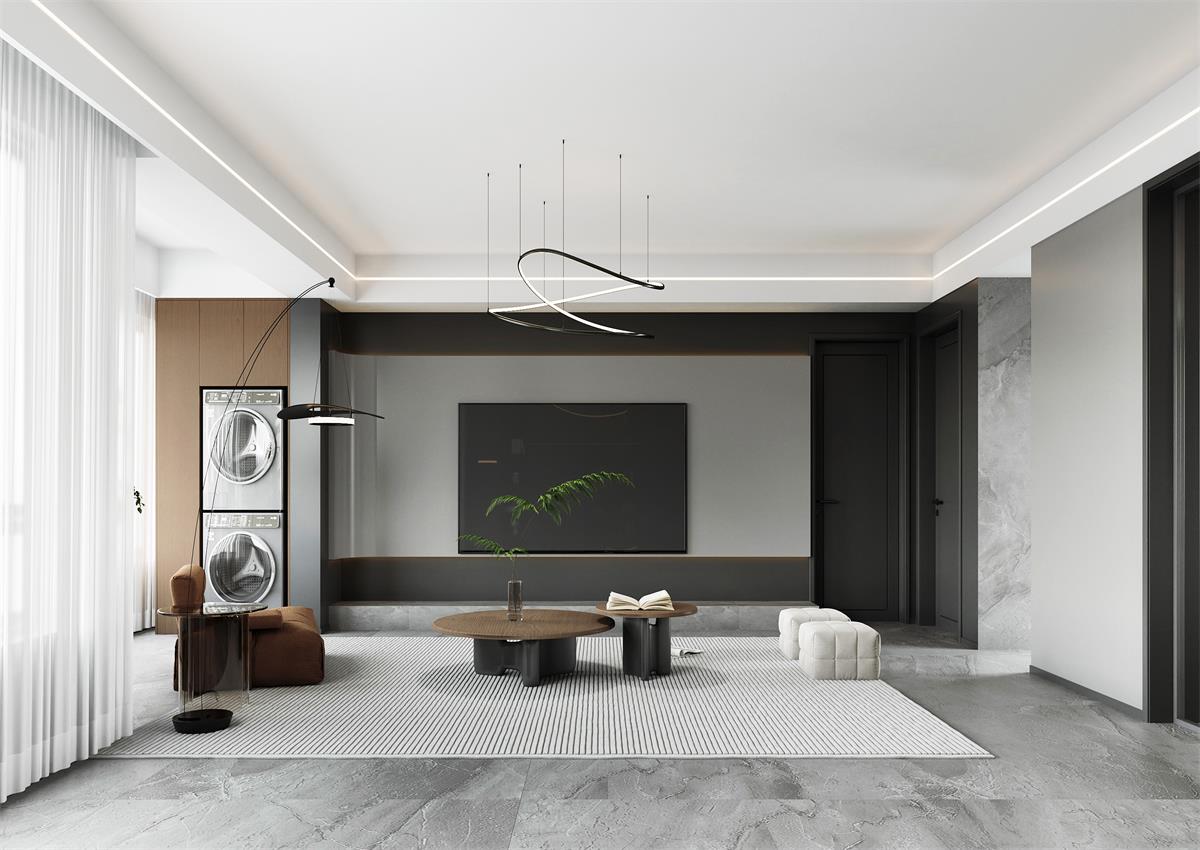 國(guó)府壹號(hào)| 驚艷！147㎡黑色簡(jiǎn)約家，又A又颯高級(jí)感直接拉滿