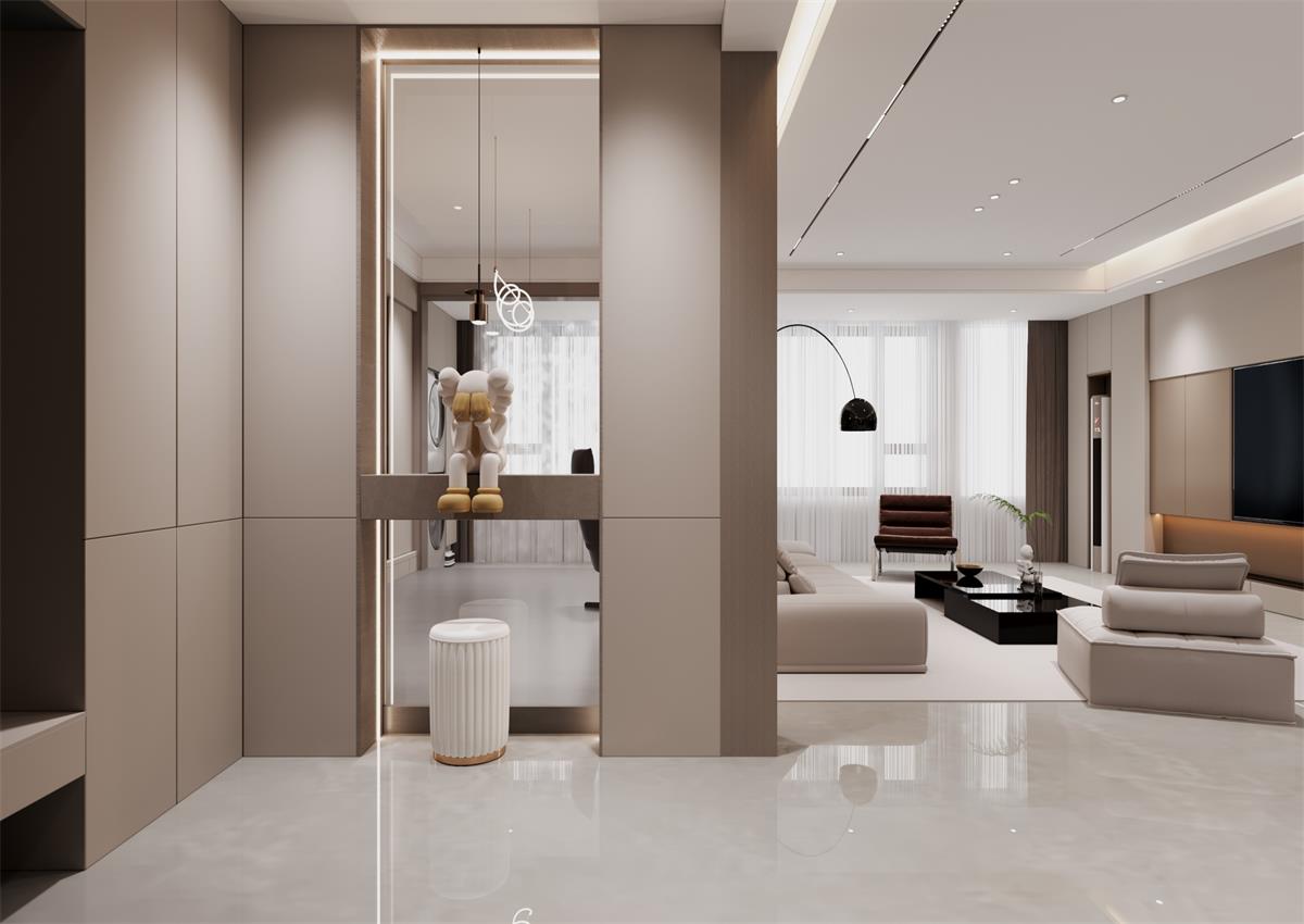 玉庭華府146㎡ | 自帶高級(jí)感的意式極簡(jiǎn)家，一進(jìn)門(mén)就想哇塞！