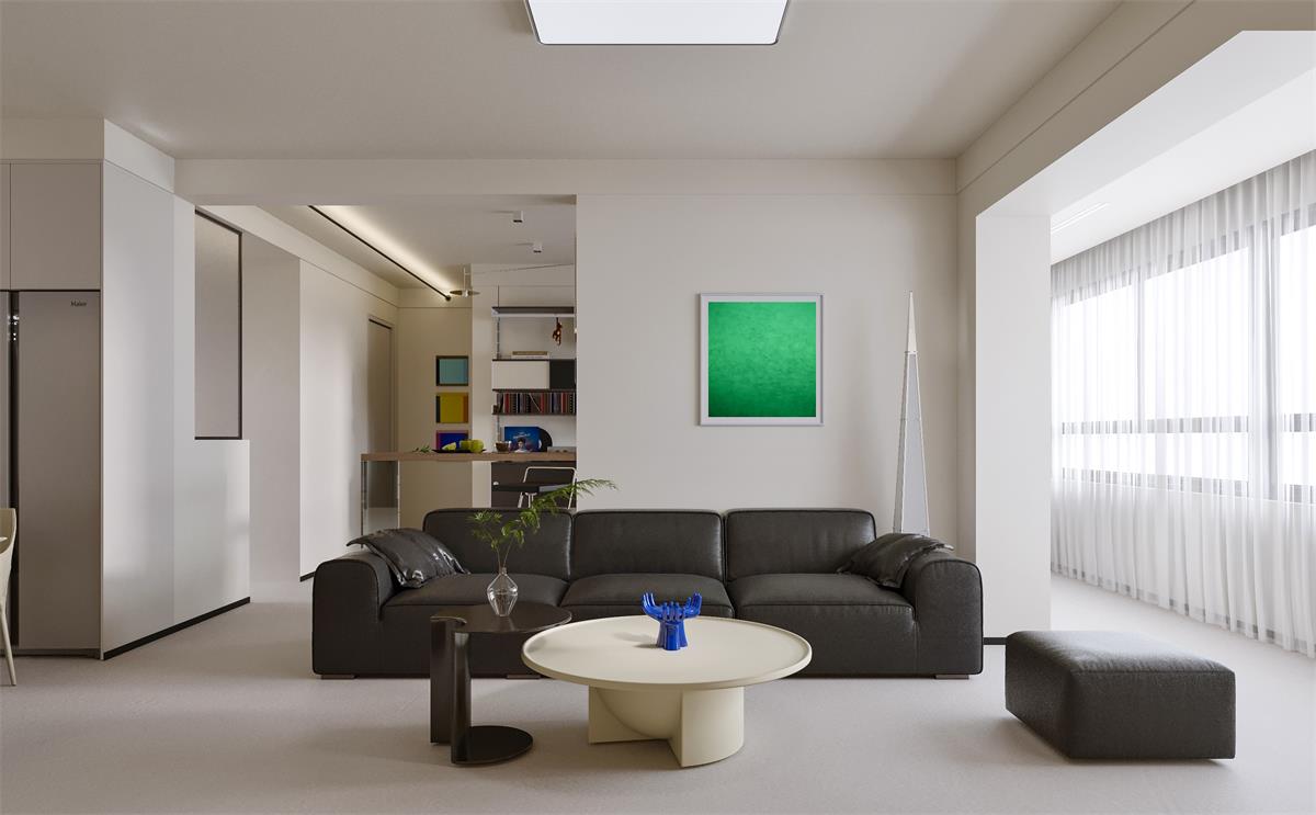 金地自在城 | 零零后獨(dú)居109㎡極簡家，全開放設(shè)計(jì)驚艷到我了！換你也上癮~