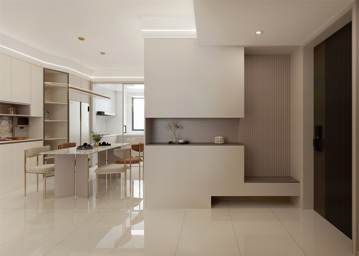 中海河山郡 | 聽(tīng)勸！裝修少看點(diǎn)網(wǎng)紅設(shè)計(jì)，119㎡簡(jiǎn)約風(fēng)小家溫馨又耐看！