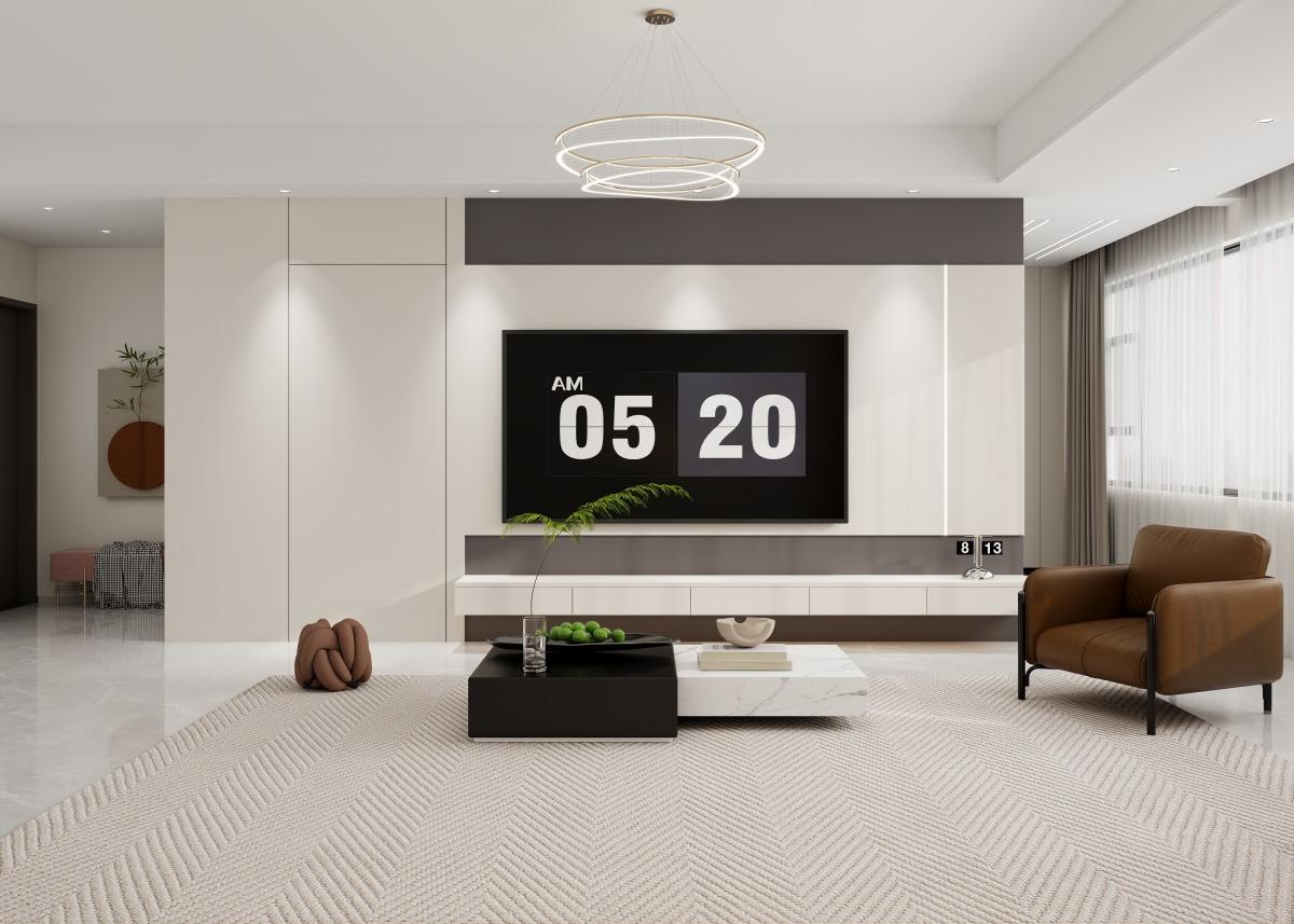 玉庭華府 | 135㎡現(xiàn)代簡(jiǎn)約風(fēng)，給生活做減法，舒適加倍！