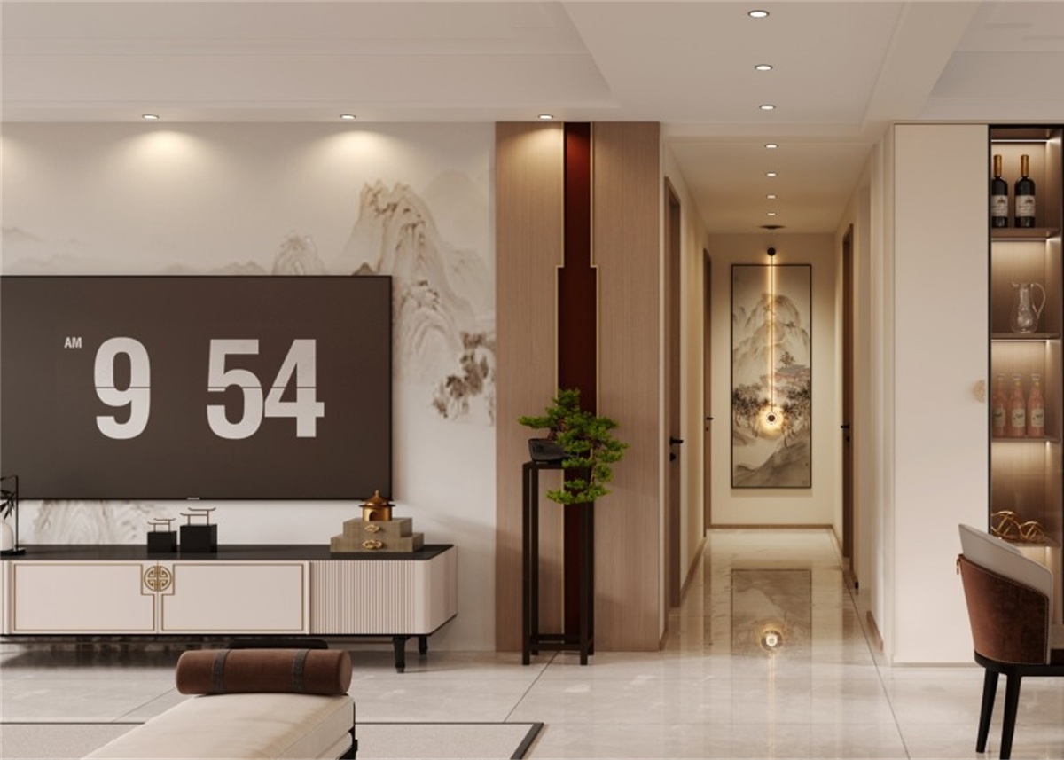 中海華樾185㎡ | 新中式到底有多絕？東方美學(xué)直接拿下一家老??！