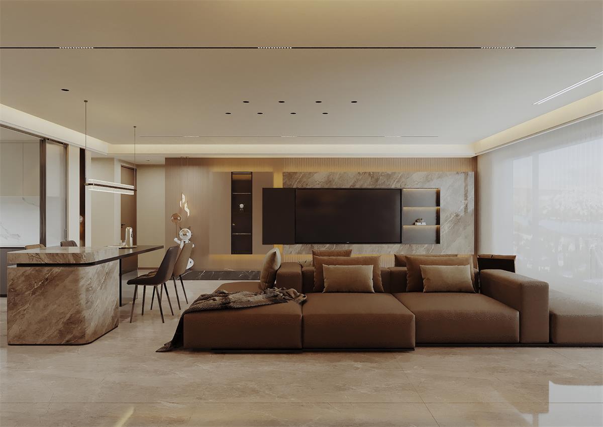 中恒央御143㎡ | 朋友說：品味不錯哦！你家意式輕奢風(fēng)顯貴又好看