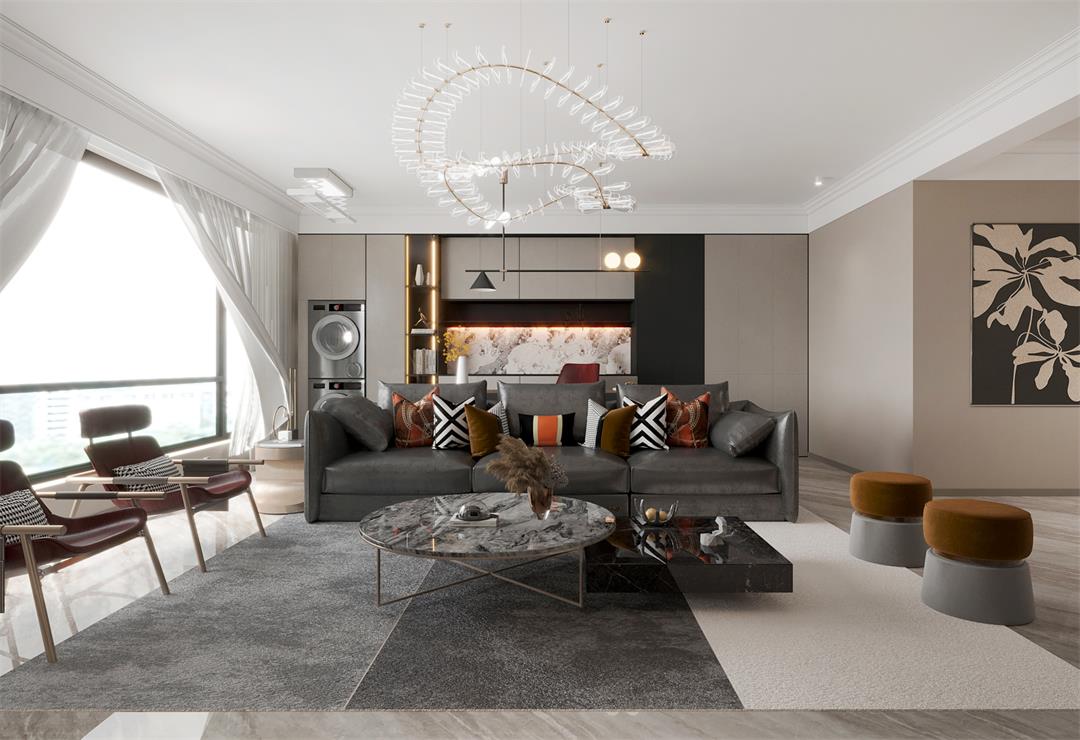 民生北府133㎡ | 沒跟風(fēng)！自己做主裝了現(xiàn)代風(fēng)的家，實(shí)用又耐看！