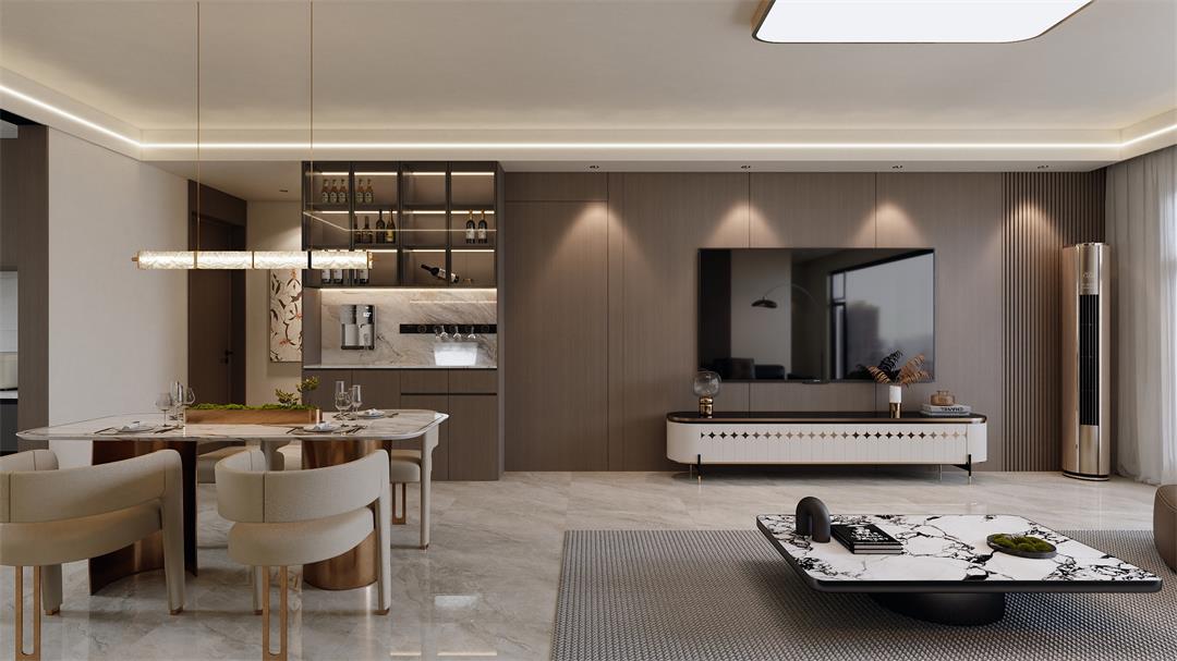 中海觀園132㎡ | 拯救審美疲勞！暖棕意式風的家，溫暖又松弛