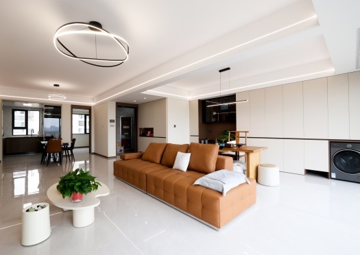 實(shí)景首發(fā) | 不做網(wǎng)紅造型！這套133㎡簡(jiǎn)約風(fēng)的家，治愈往后余生~