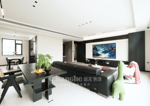 吳忠天宸灣·完工實景 | 越簡單越高級！黑白極簡風(fēng)完美落地~